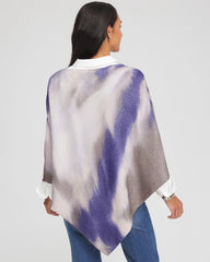 English Cream Convertible Knit Poncho