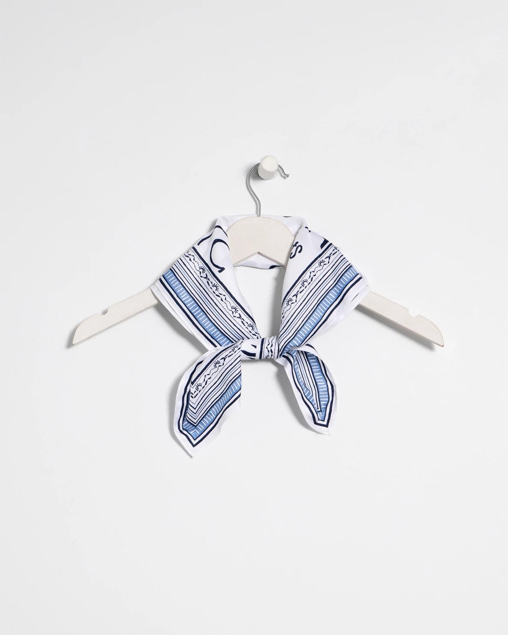 Passport Blue Beach Square Scarf