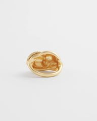 Gold Gold Scarf Ring