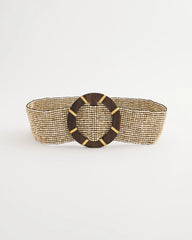 Beige Chico's x Romi Galaxy Stretch Belt