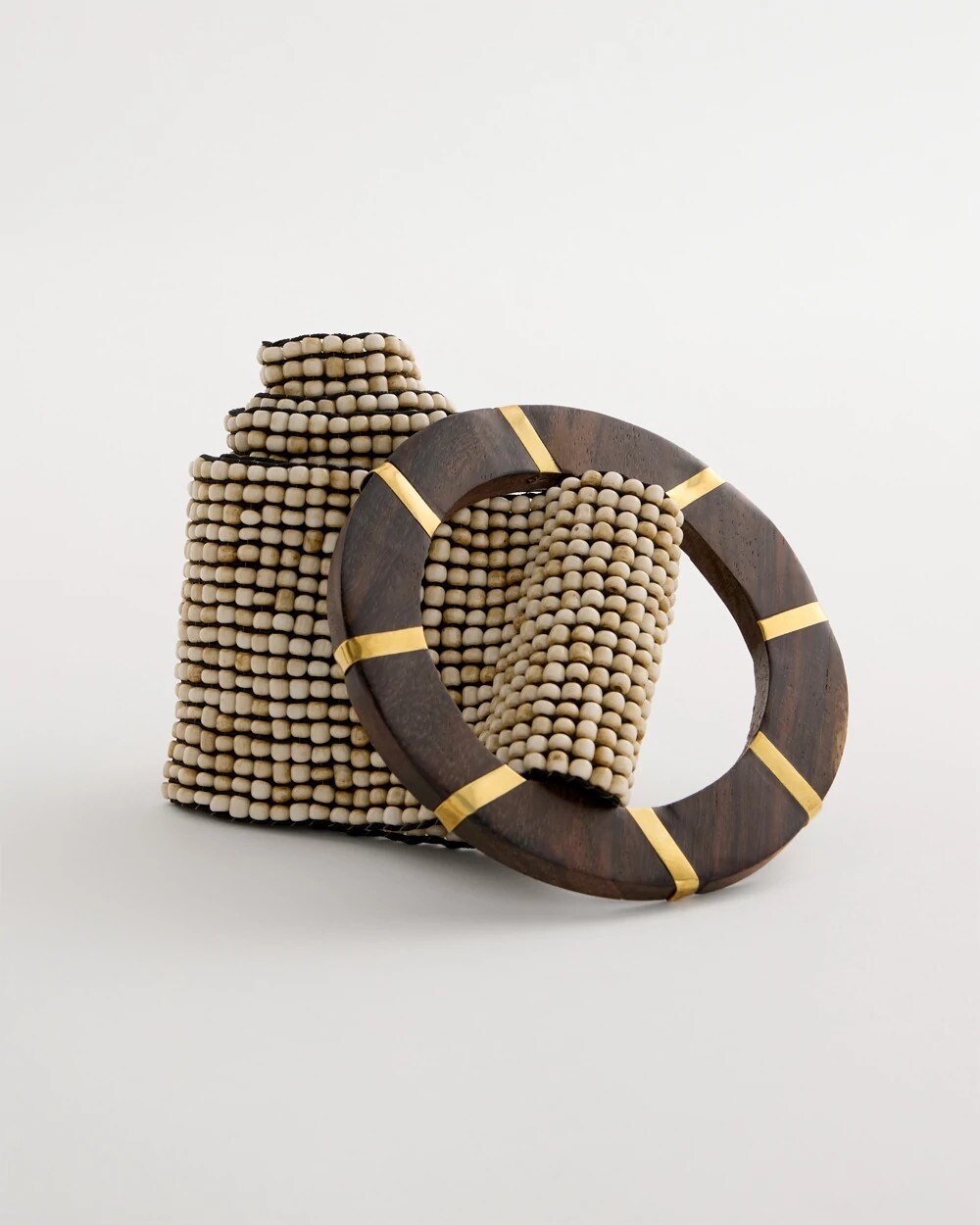 Beige Chico's x Romi Galaxy Stretch Belt