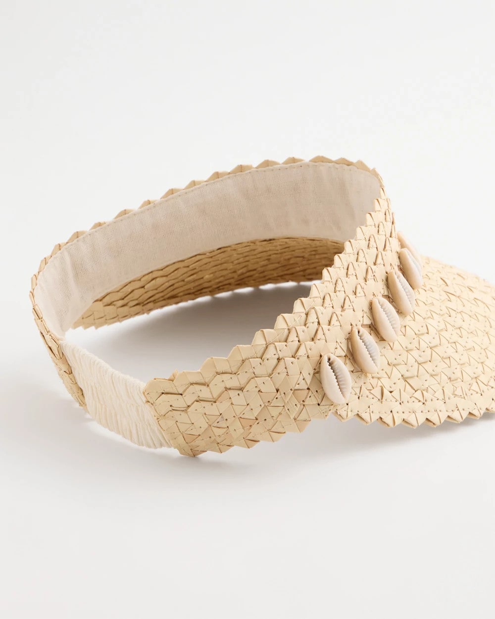 Cream Chico's x Romi Captiva Visor Hat