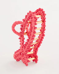 Coral Coral Fish Raffia Hair Clip