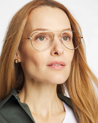 Gold Metal Aviator Readers