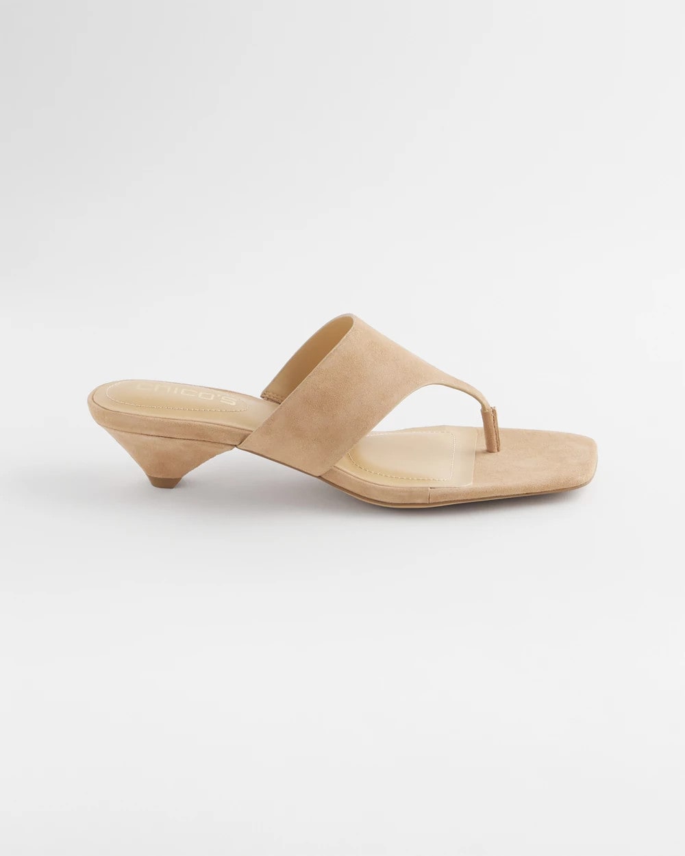 Light Tan Julia Suede Kitten Heel