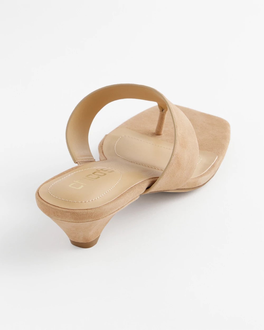 Light Tan Julia Suede Kitten Heel