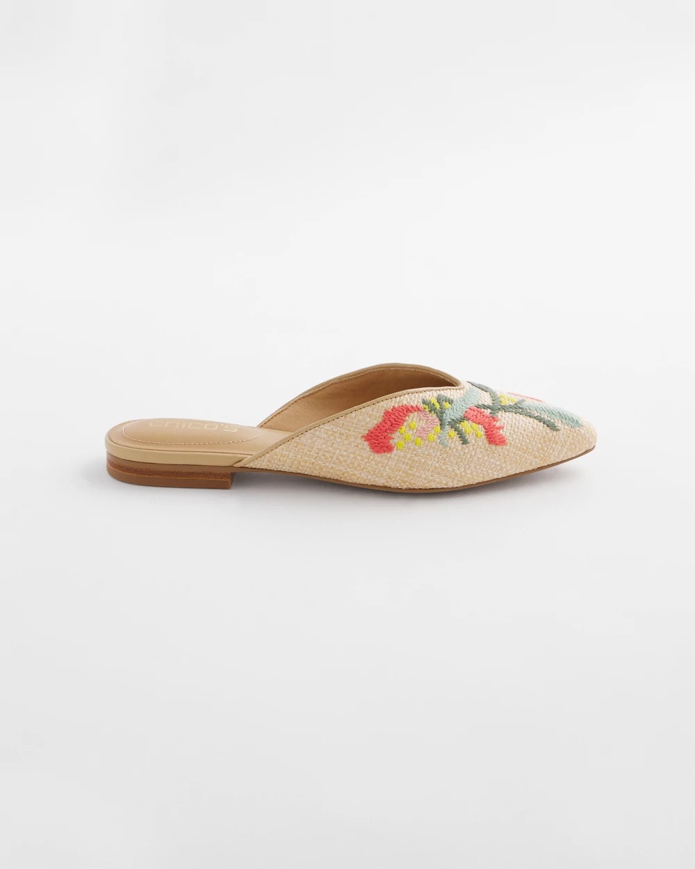 Multi Gabby Raffia Mule