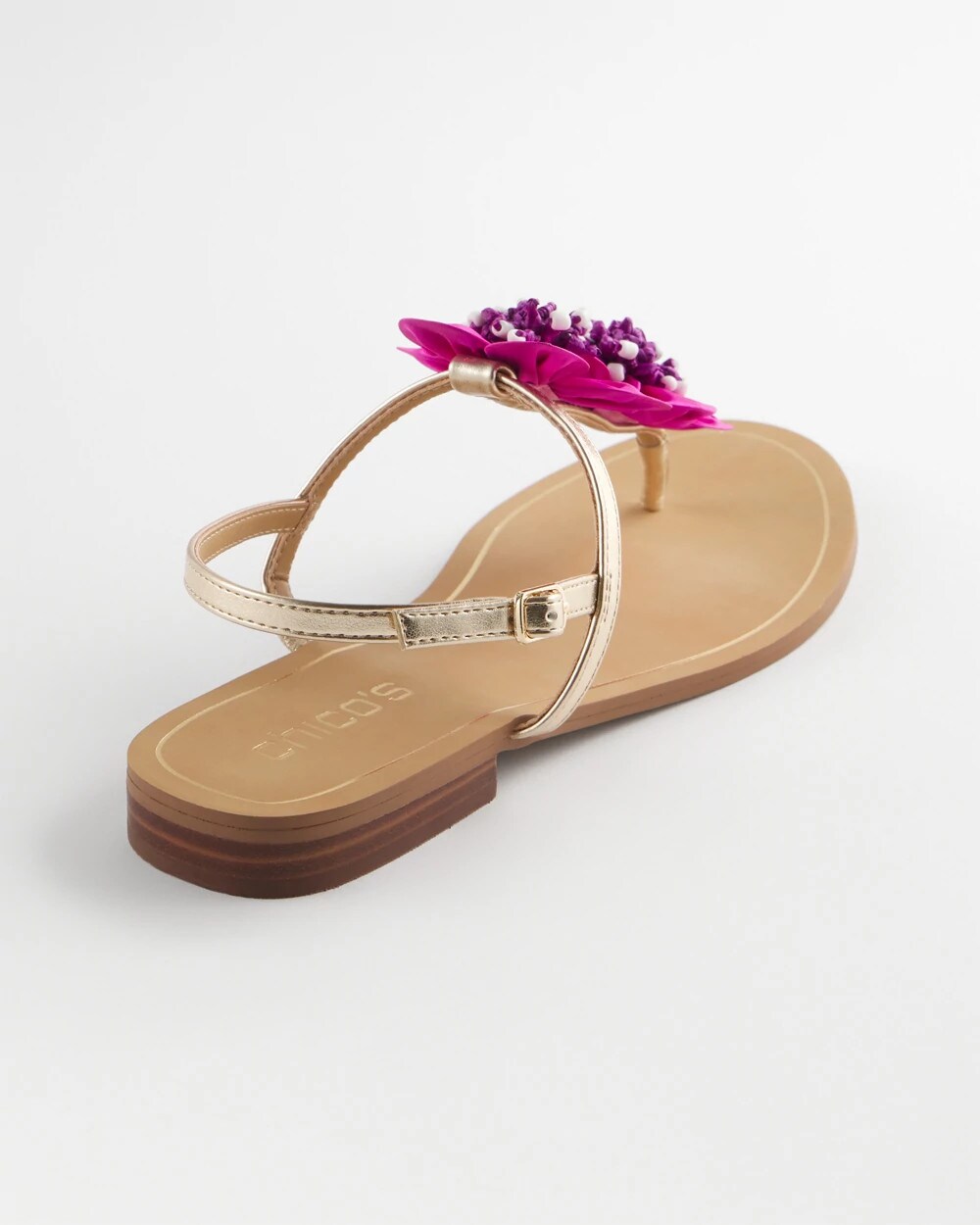 Pink Sunset Flower Sandal