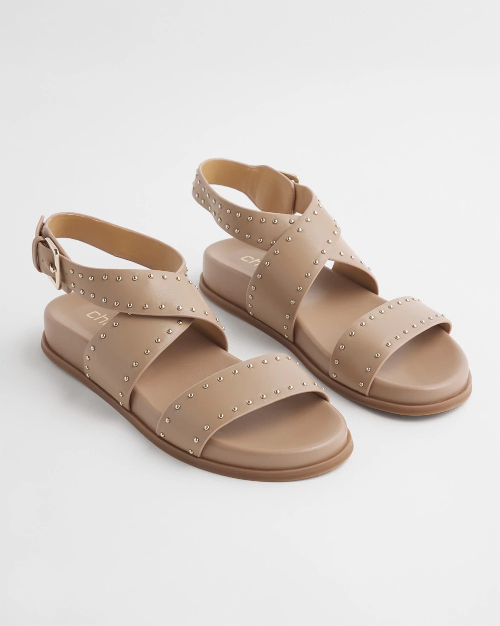 Dark Natural Tan Leather Sandals