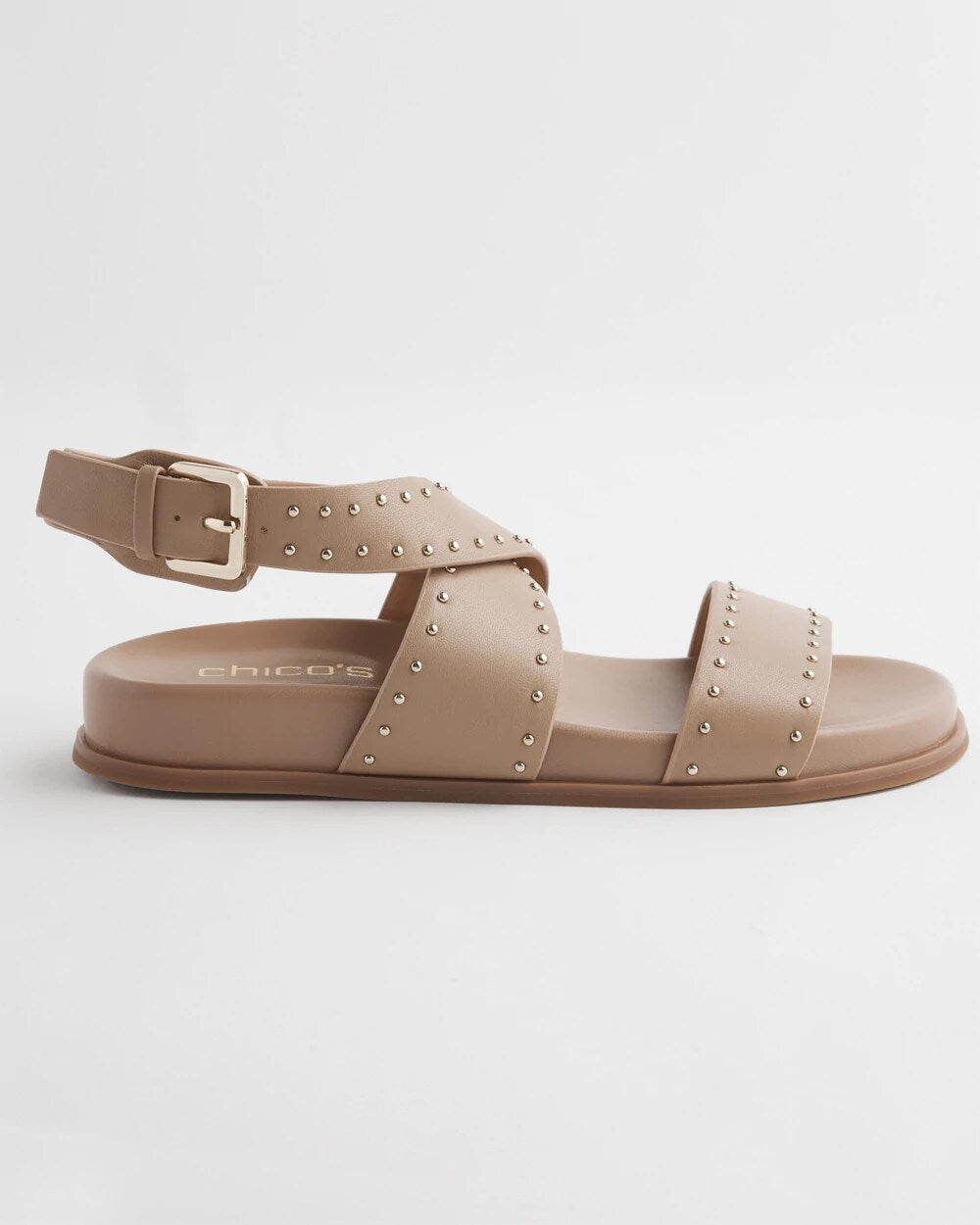 Dark Natural Tan Leather Sandals