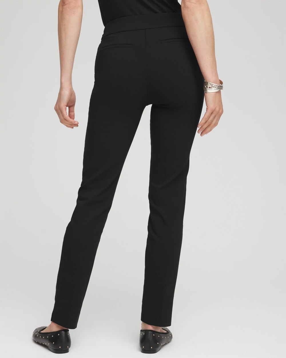 Black Brigitte™ Slim Ankle Pants