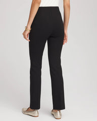 Black Juliet Straight Ankle Pants