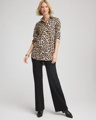 Black Juliet Wide Full Length Pant