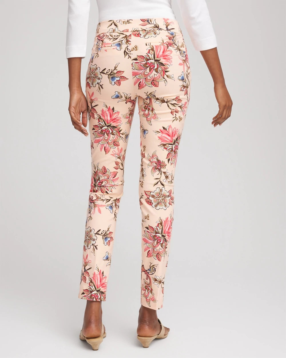 Blushed Brigitte™ Pull-On Slim Ankle Pants