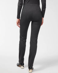 Graphite Heather Gray Juliet Trim Detail Ponte Pants