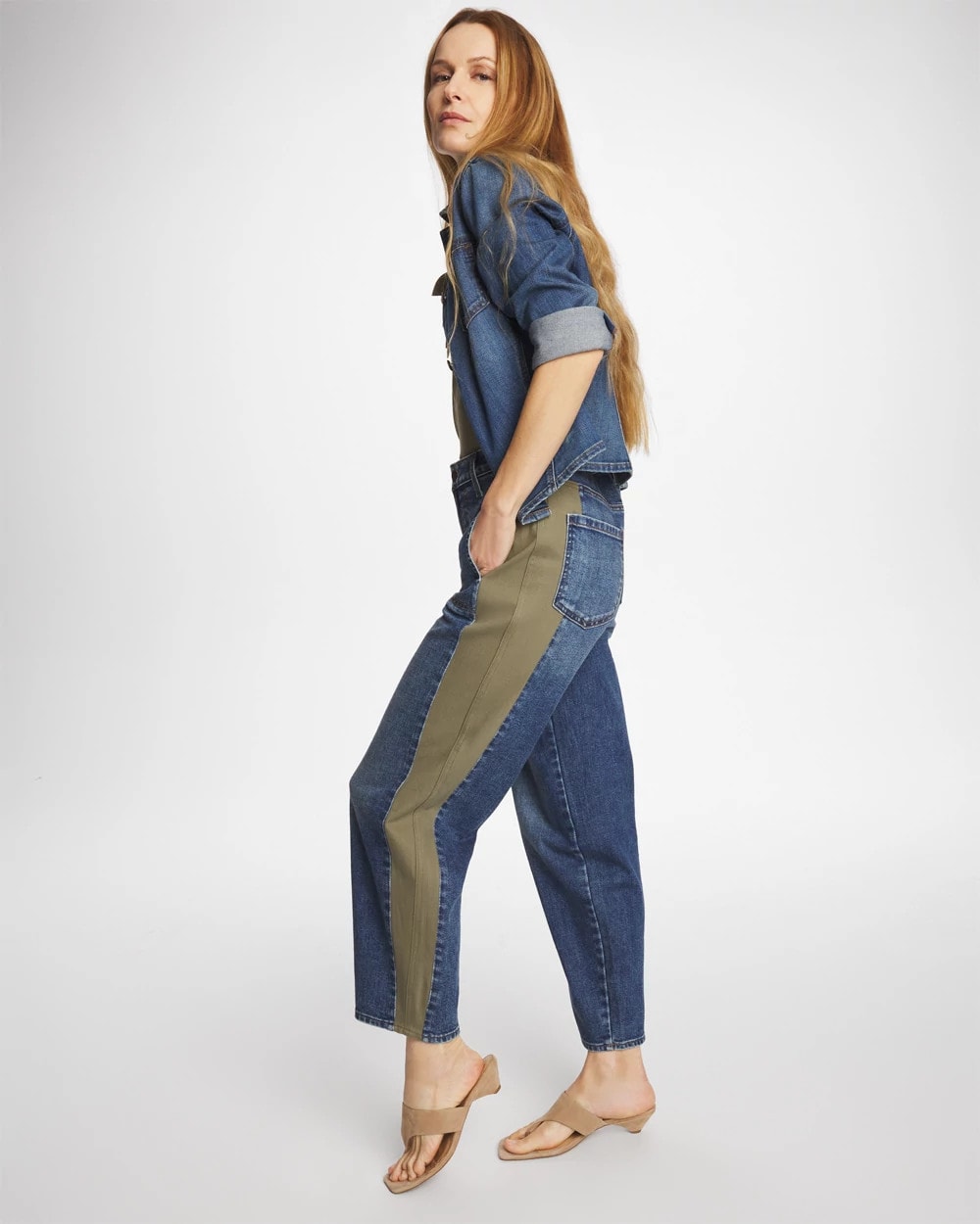 Mariana Indigo Utility Barrel Jeans