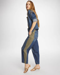 Mariana Indigo Utility Barrel Jeans