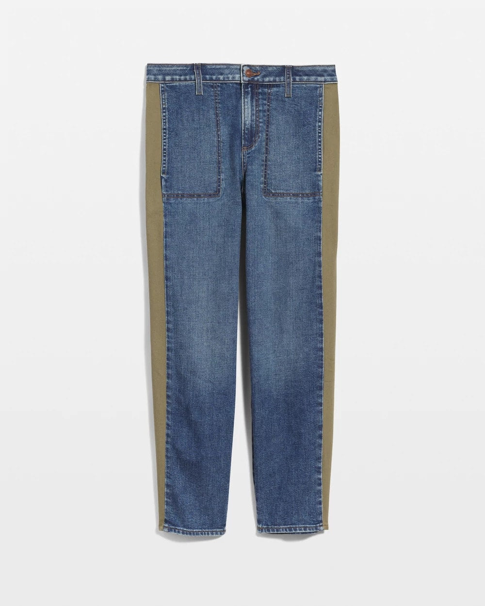 Mariana Indigo Utility Barrel Jeans