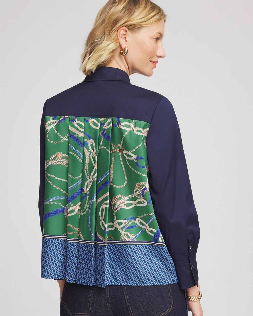 Passport Blue Rope Status Nautical Shirt