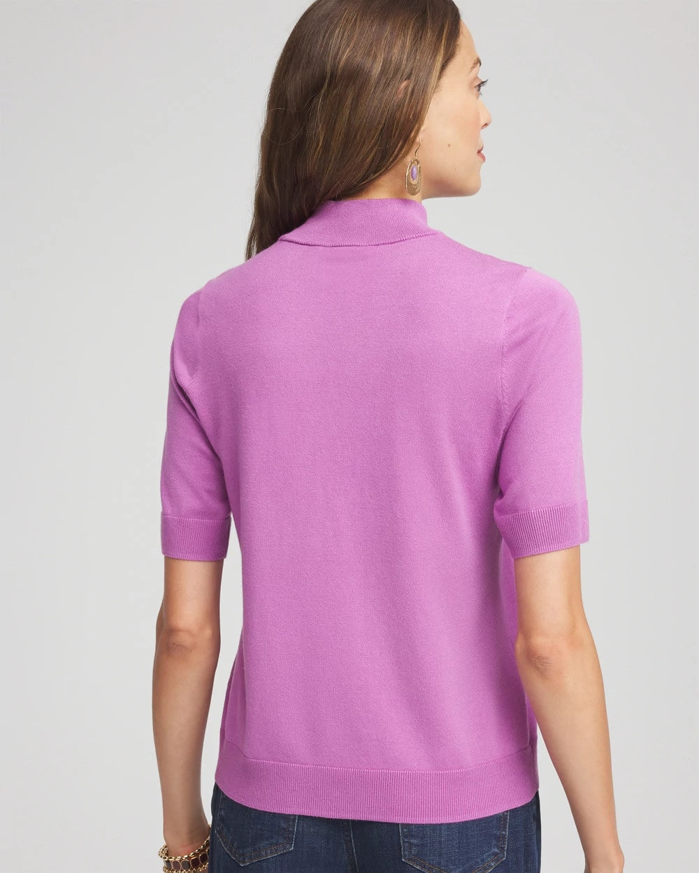 Gooseberry Ella Elbow Sleeve Mockneck Sweater