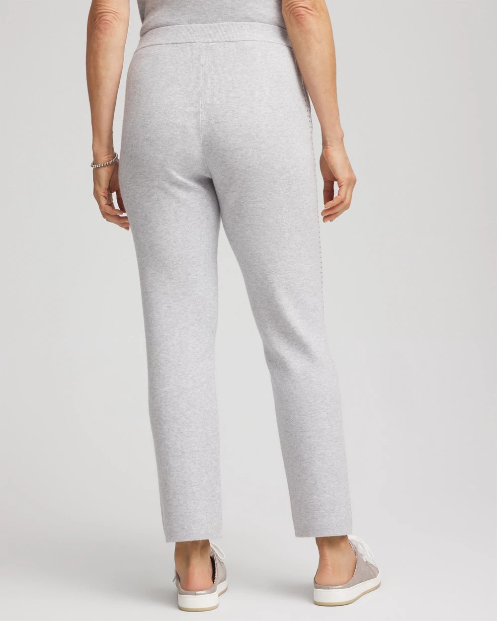 Frosted Gray Heather Zenergy® Luxe Diamante Pants