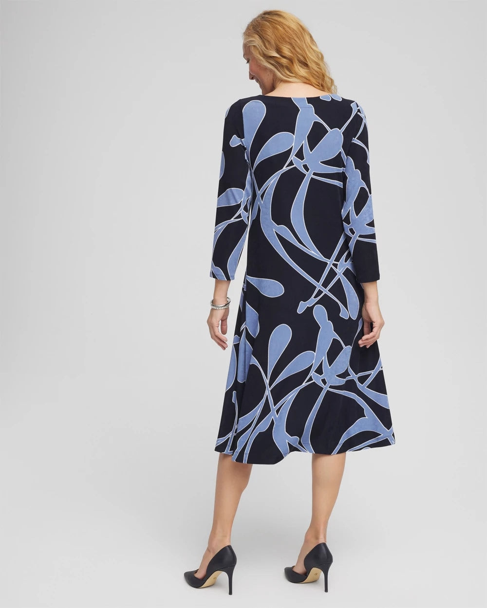 Travelers India Ink Travelers™ Abstract Midi Dress