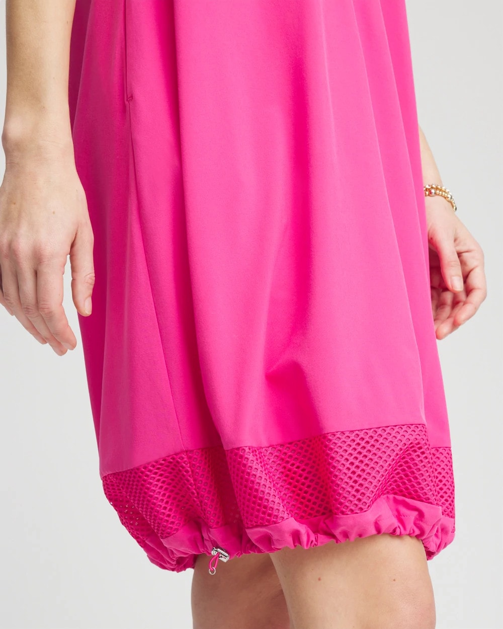 Crushed Berries Zenergy® UPF Mesh-Trim Bungee Dress