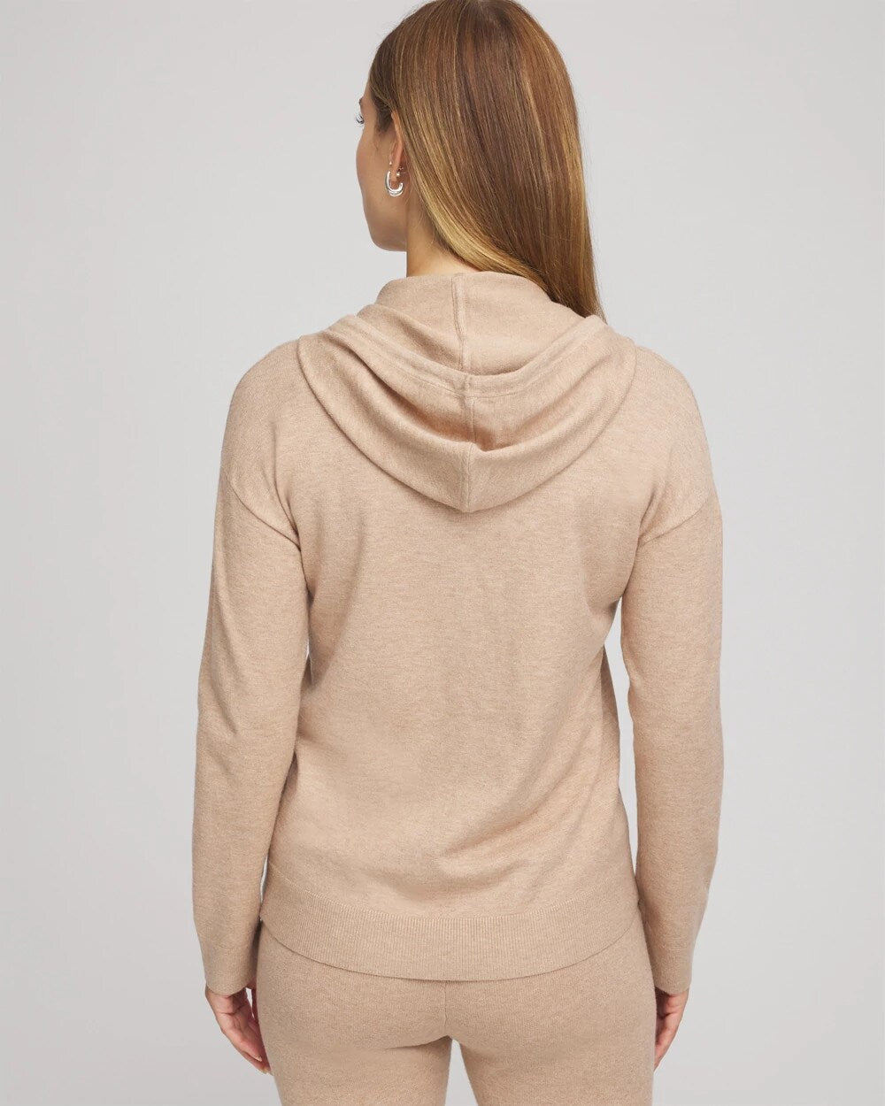 Champagne Fizz Zenergy® Luxe Embroidered Pullover Sweater