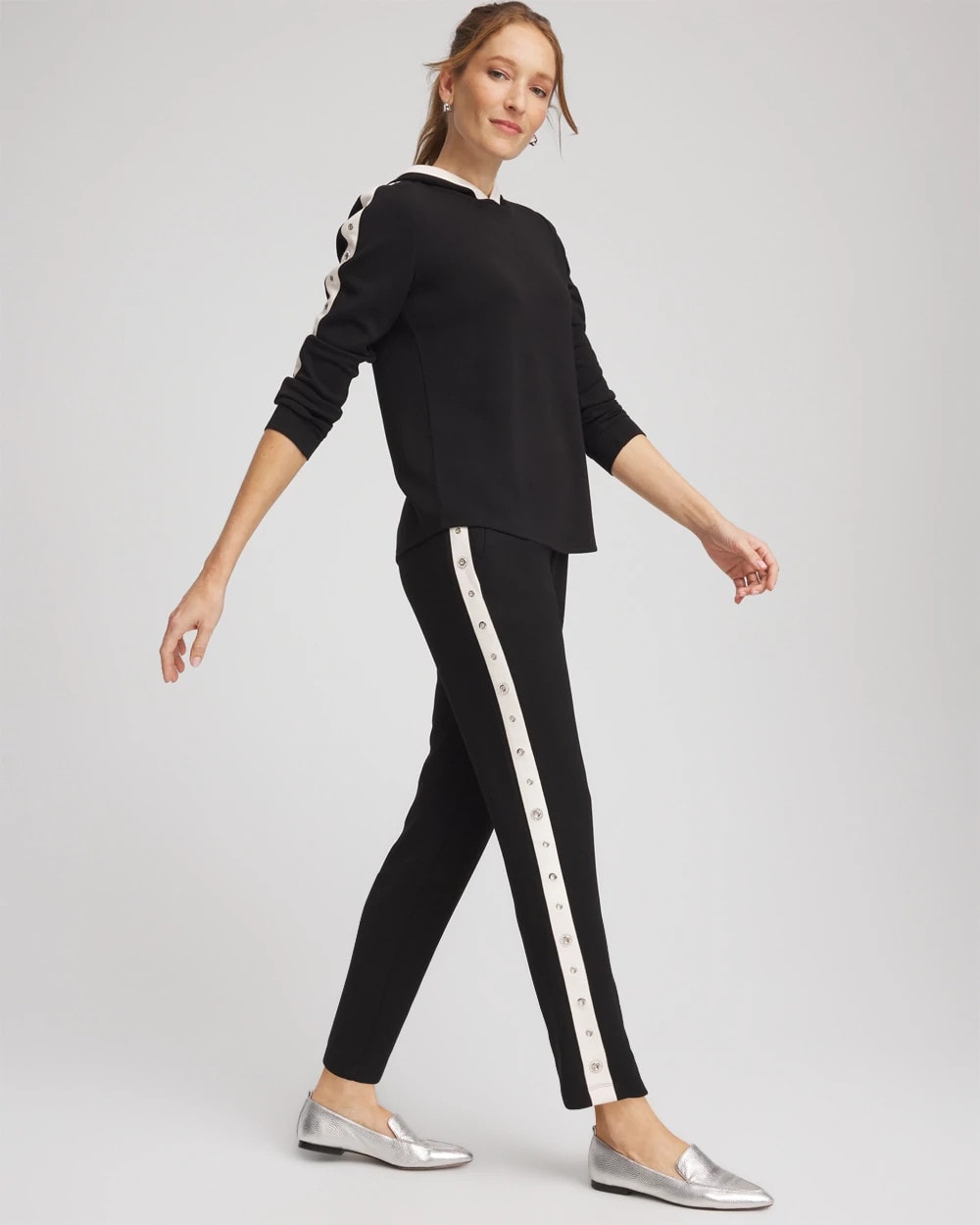 Black Zenergy® Grommet Pants