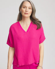 Crushed Berries Zenergy® Gauze Lounge Shirt