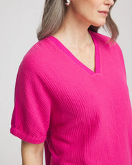 Crushed Berries Zenergy® Gauze Lounge Shirt