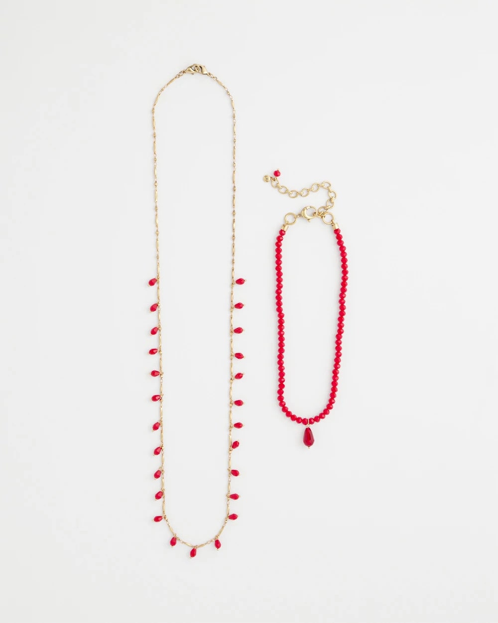 Red Convertible Red Necklace