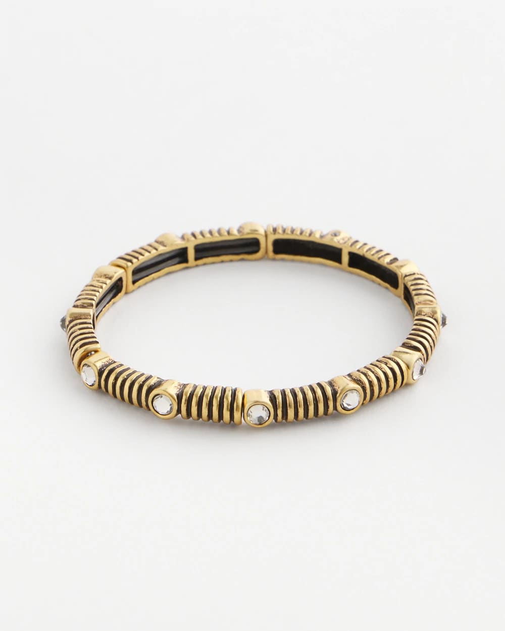 Gold Goldtone Stretch Bracelet