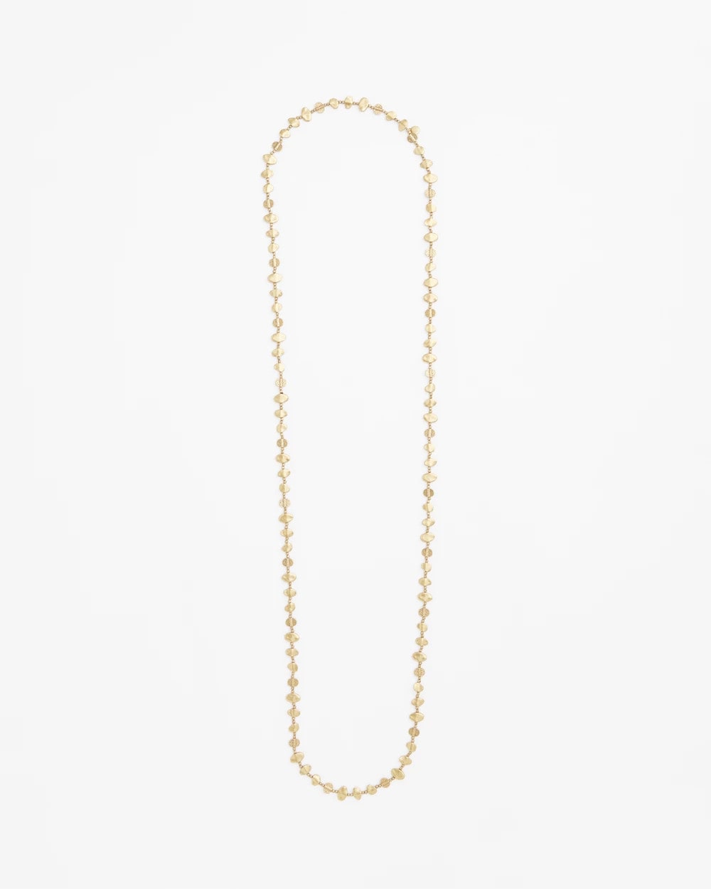 Gold Gold Nugget Single Strand Necklace