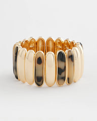 Brown Tortoise Stretch Bracelet