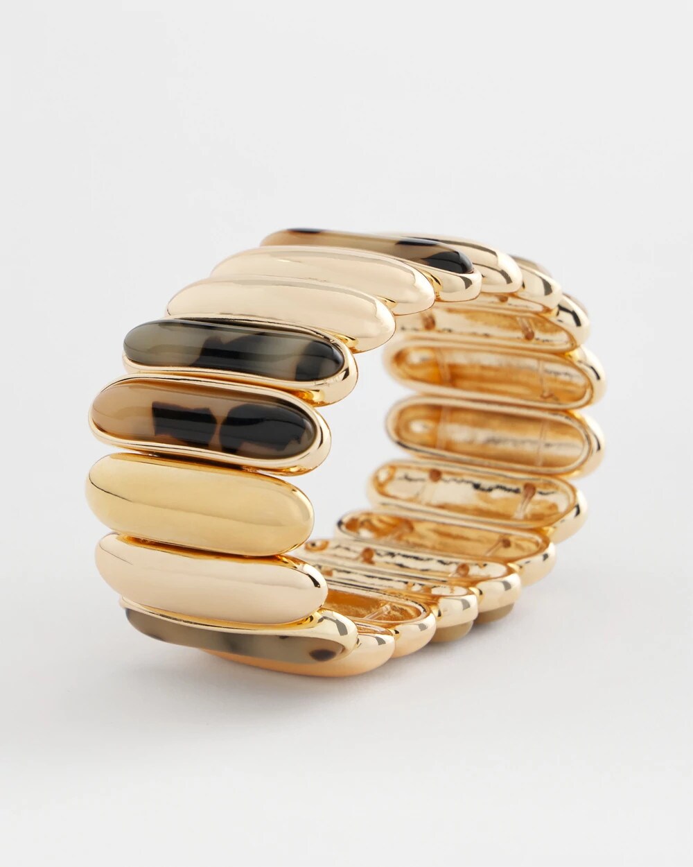 Brown Tortoise Stretch Bracelet