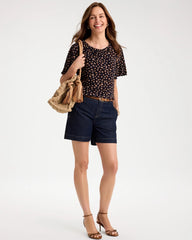 Passport Blue Spotted Bodre Tee