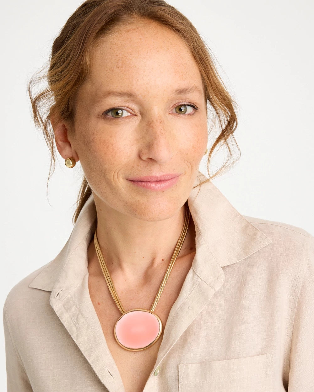 Coral Coral Pendant Necklace