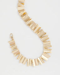 Gold Gold Wave Collar Necklace