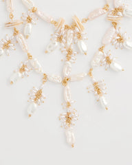 Pearl Chico's Originals Pearl Cluster Bib Necklace