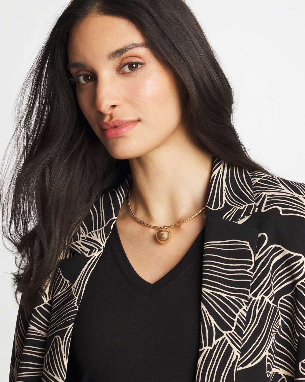 Gold Gold Bead Collar Necklace