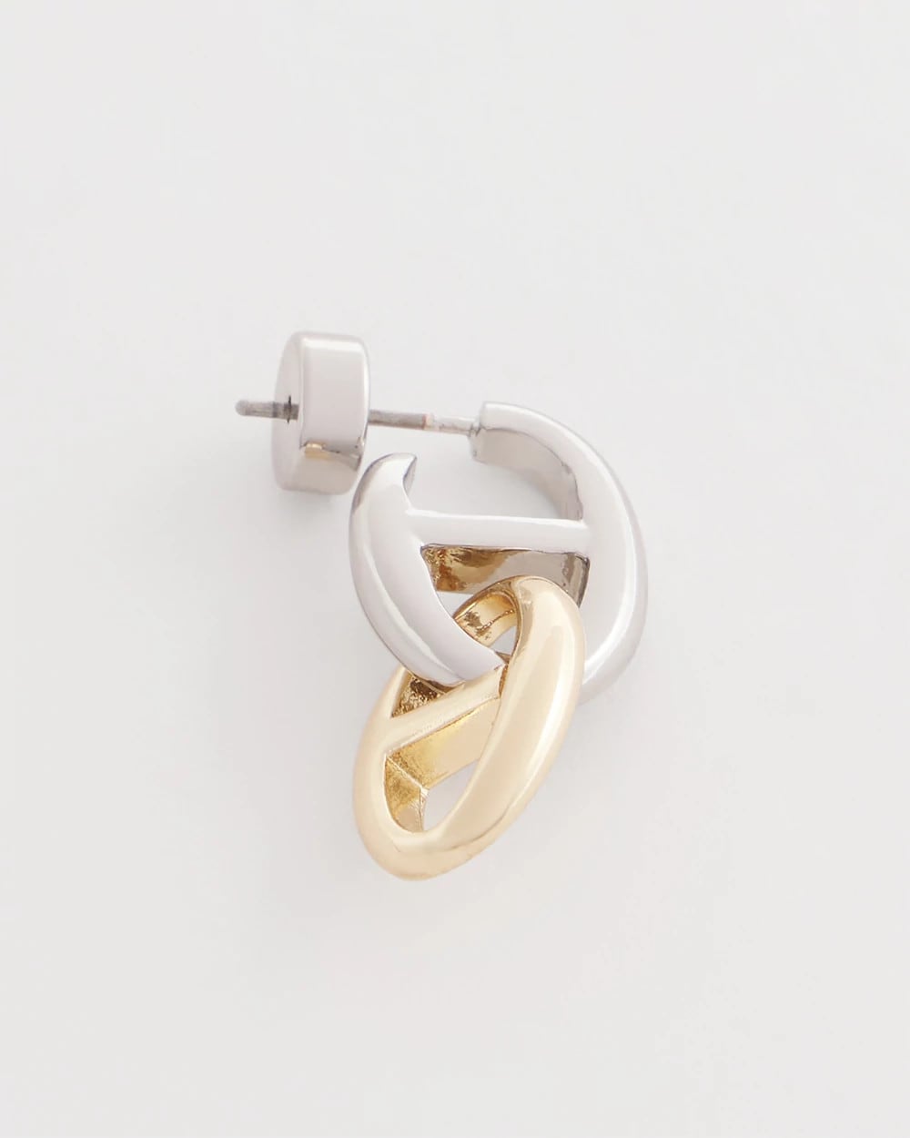 Mixed Metals Mixed Metal Link Earrings