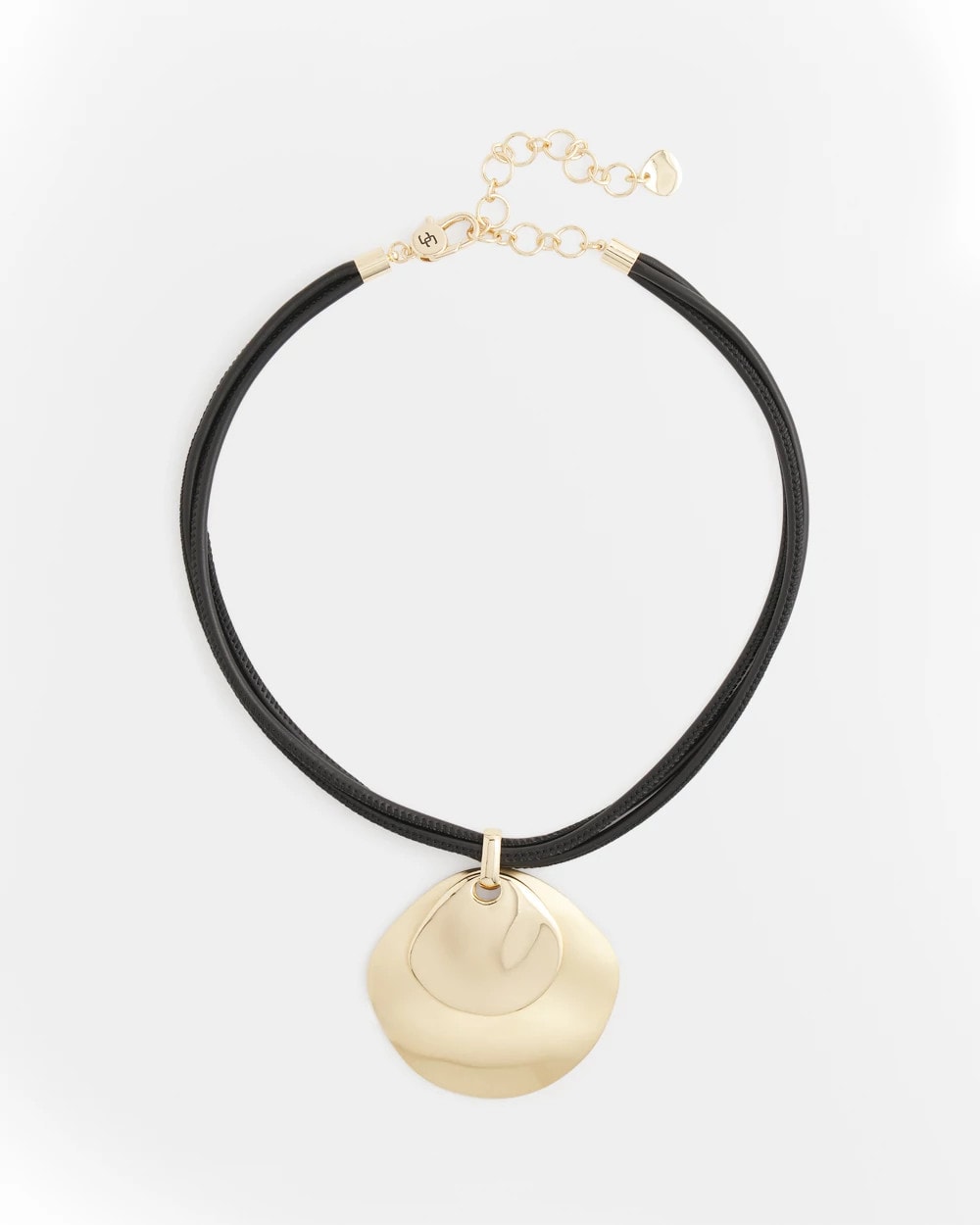 Gold Gold Pendant On Cord