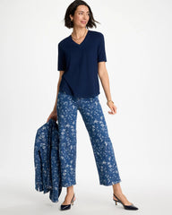 Riviera Authentic Cotton Slub V-Neck Tee