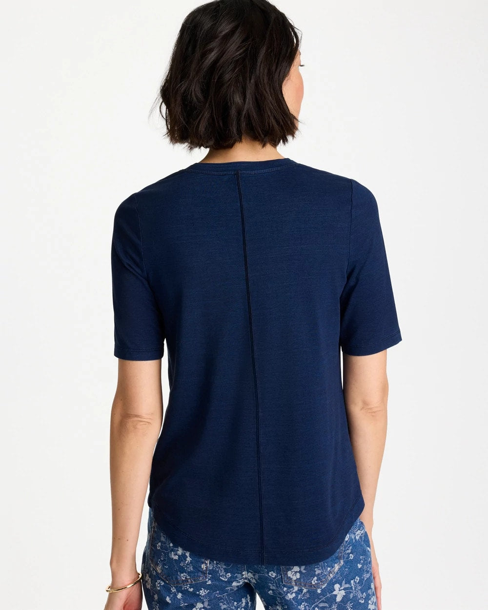 Riviera Authentic Cotton Slub V-Neck Tee