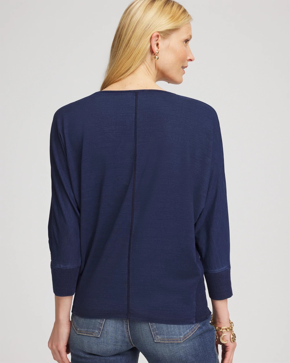 Riviera Authentic Dolman Denim Tee