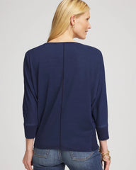 Riviera Authentic Dolman Denim Tee
