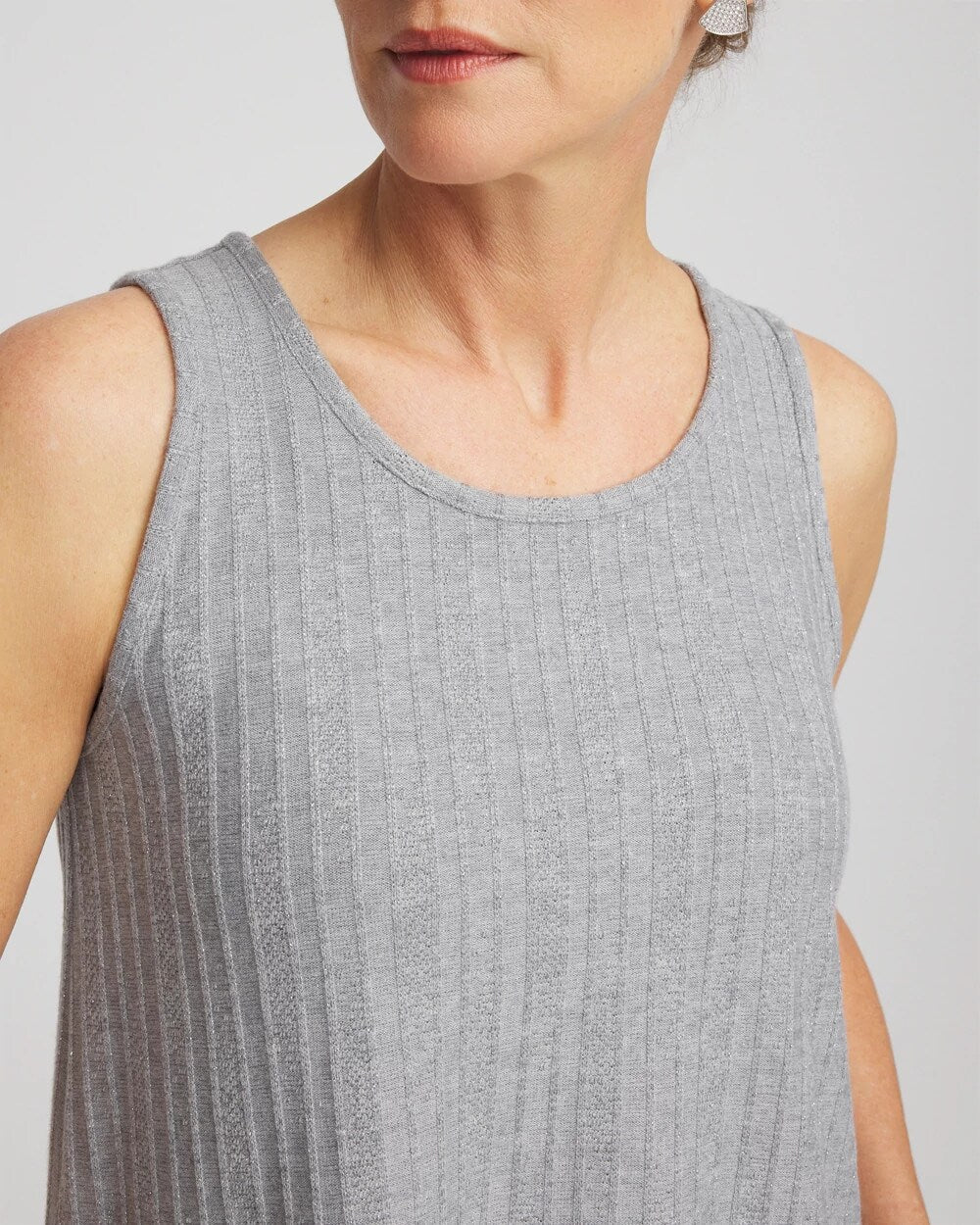 Fog Heather Gray Cozy Tank
