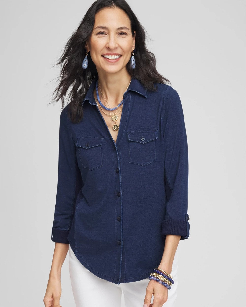 Riviera Authentic Collared Henley Top