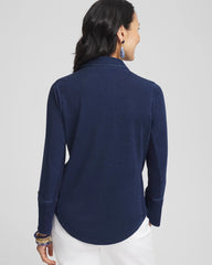Riviera Authentic Collared Henley Top